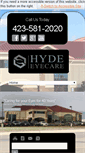 Mobile Screenshot of hydeeyecare.com